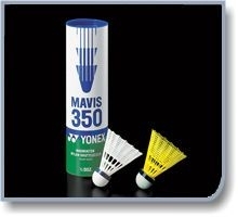 Badmintonové míčky YONEX MAVIS 350 bílé