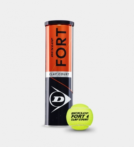 Tenisový míč Dunlop Fort CLAY COURT 4 v dóze