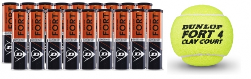 Tenisové míče Dunlop Fort Clay Court 72ks