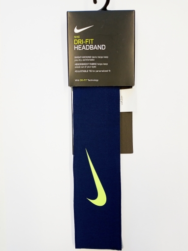Čelenka Nike Tennis Headband modro-žlutá 589