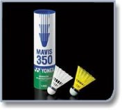 Badmintonové míčky YONEX MAVIS 350 bílé