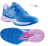 Dámská tenisová obuv Babolat Jet Mach 3 Clay 4106 french blue